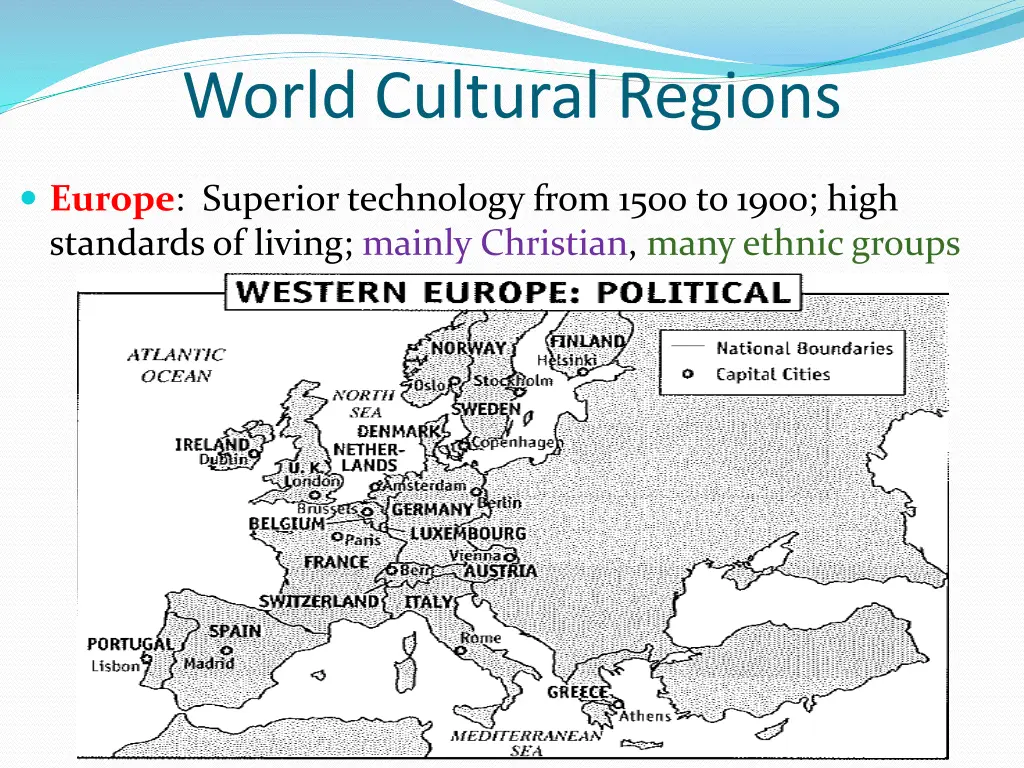 world cultural regions 2