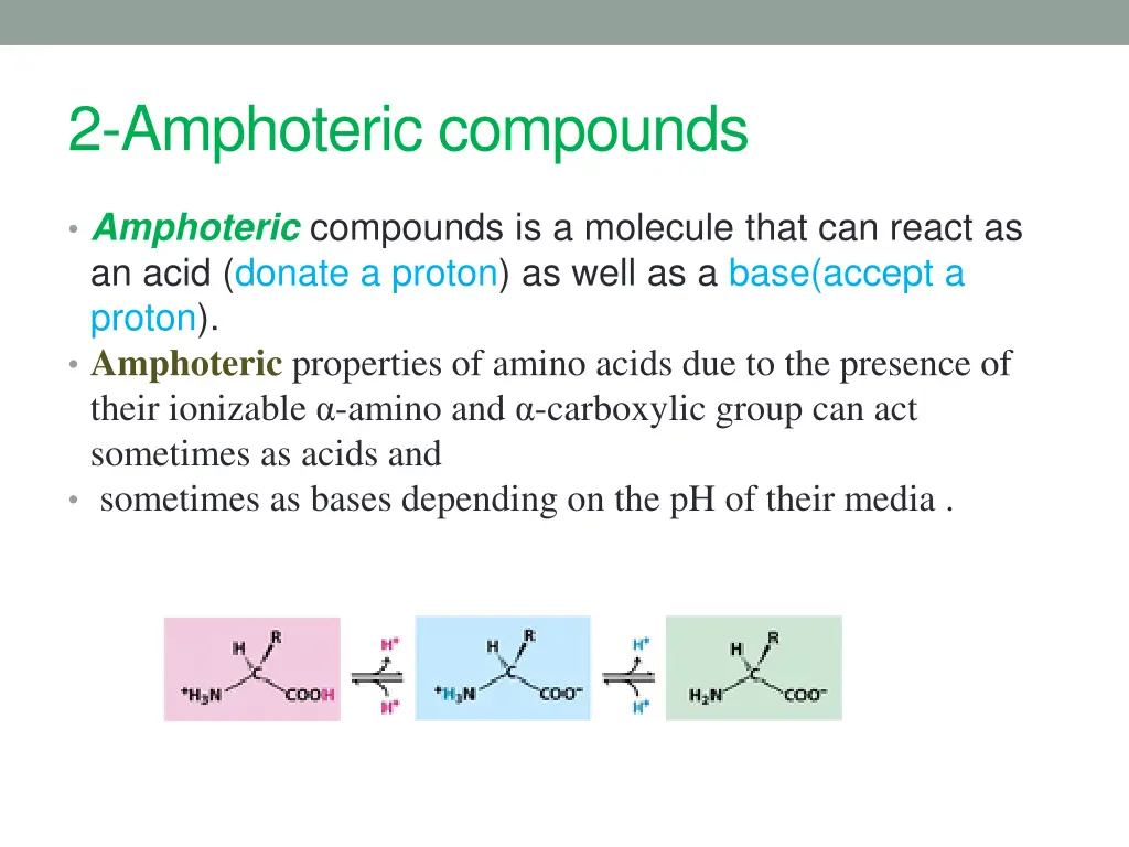 2 amphoteric compounds