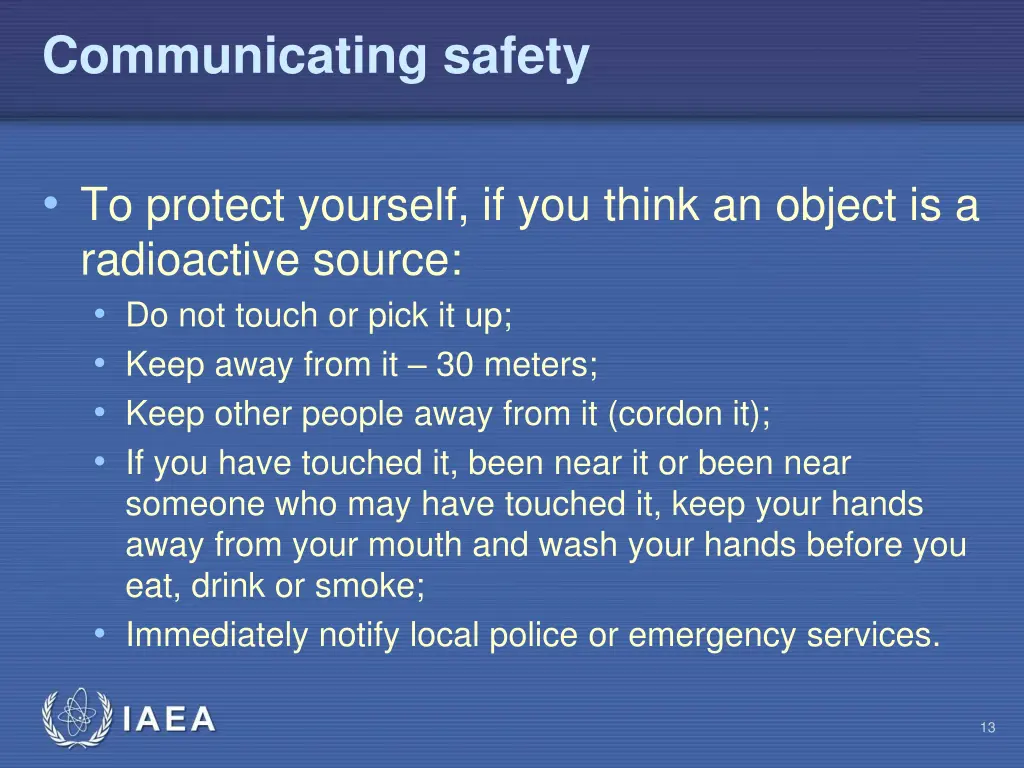 communicating safety 1