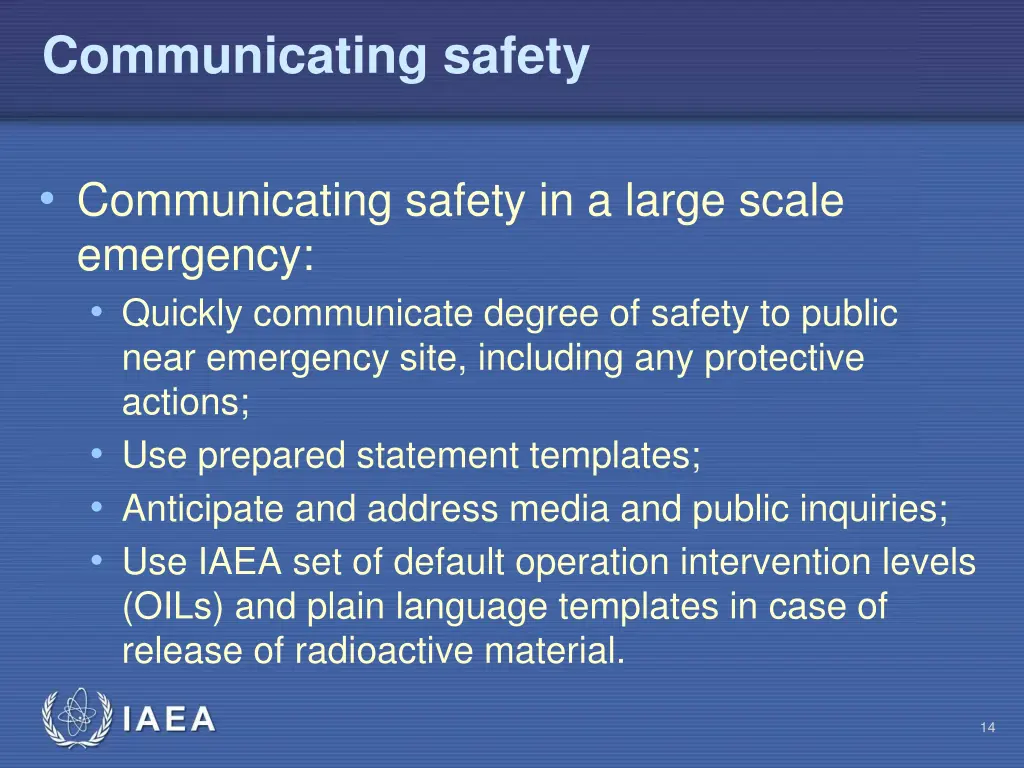 communicating safety 2