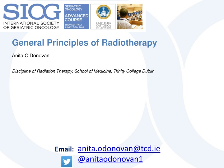 general principles of radiotherapy