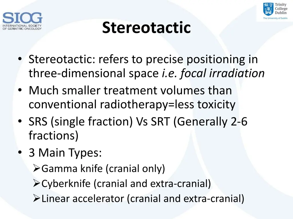 stereotactic