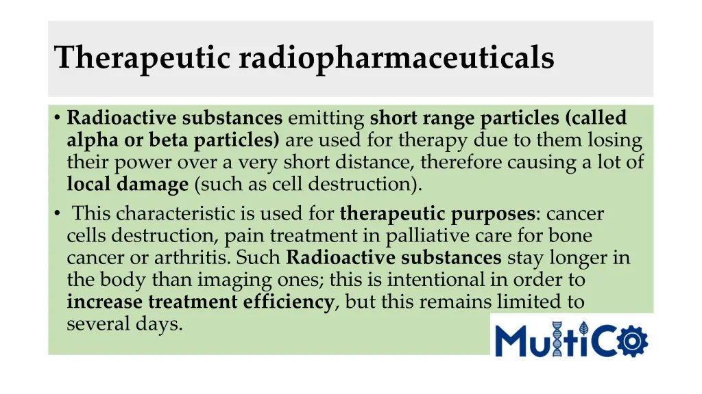 therapeutic radiopharmaceuticals