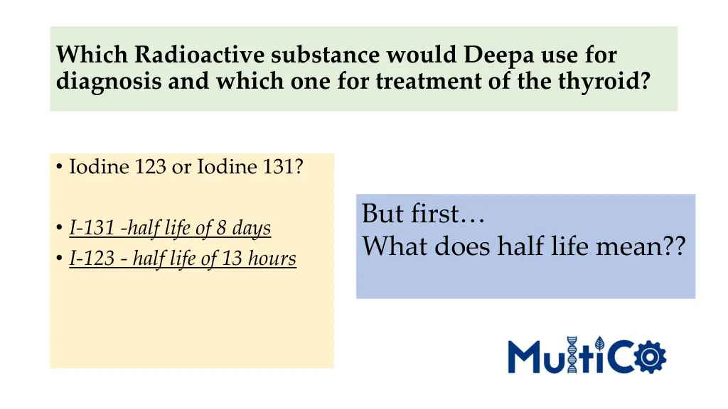 which radioactive substance would deepa