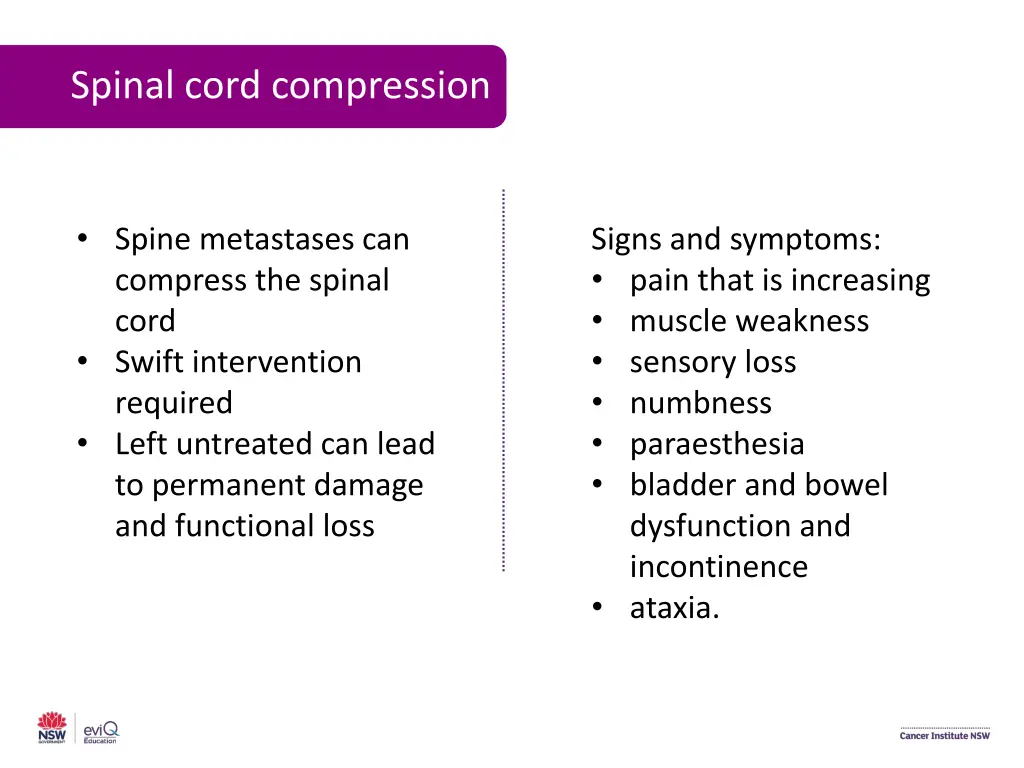 spinal cord compression