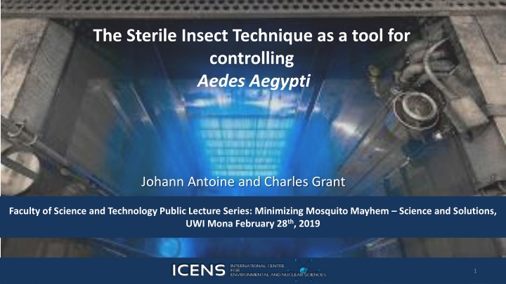 the sterile insect technique as a tool