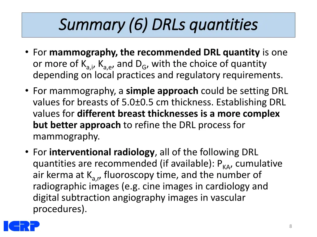 summary summary 6 drls