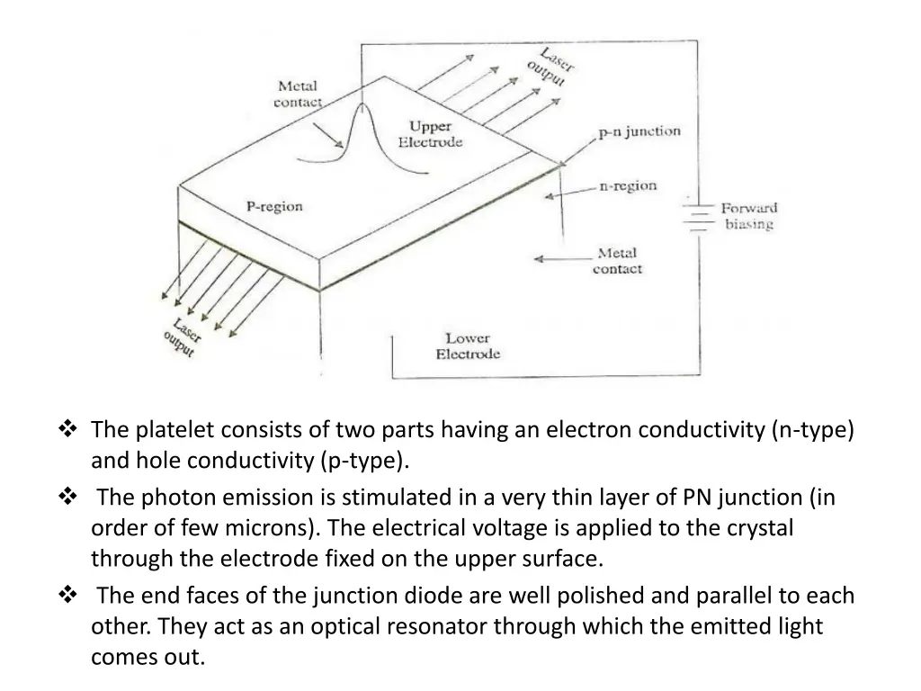 the platelet consists of two parts having