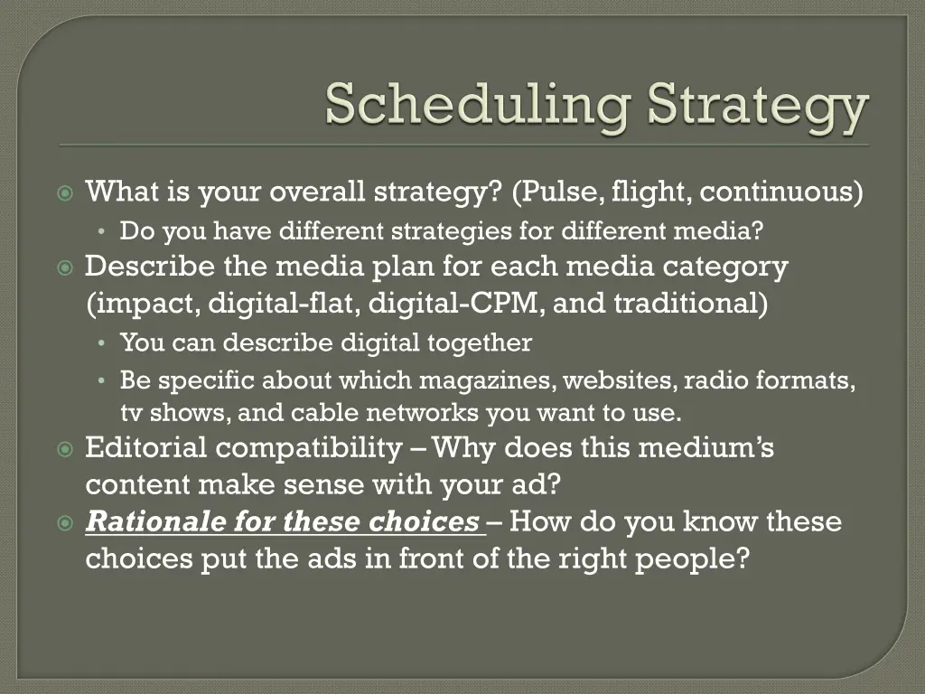 what is your overall strategy pulse flight