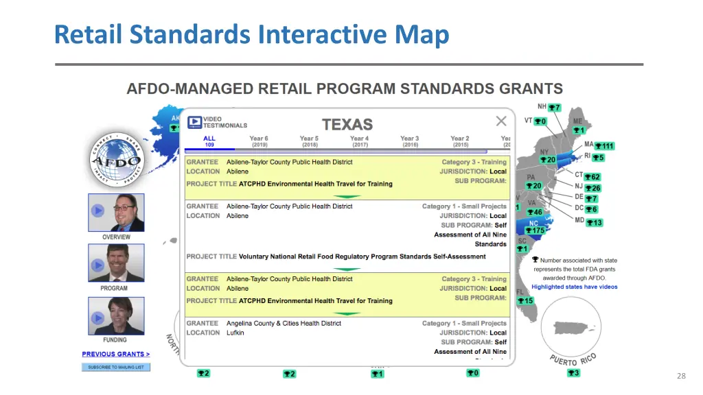 retail standards interactive map 2