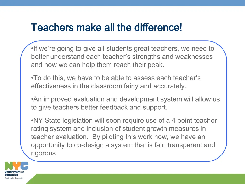 teachers make all the difference teachers make