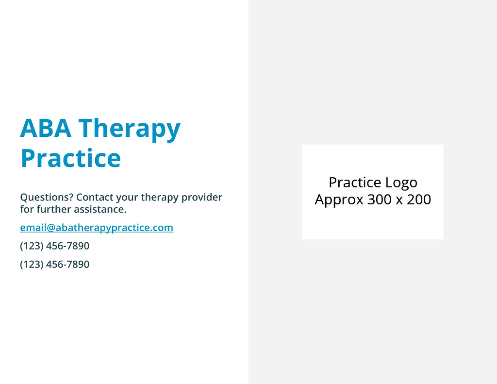 aba therapy practice