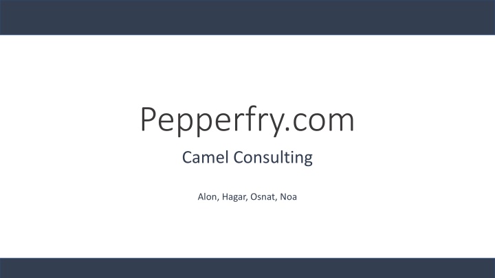 pepperfry com camel consulting