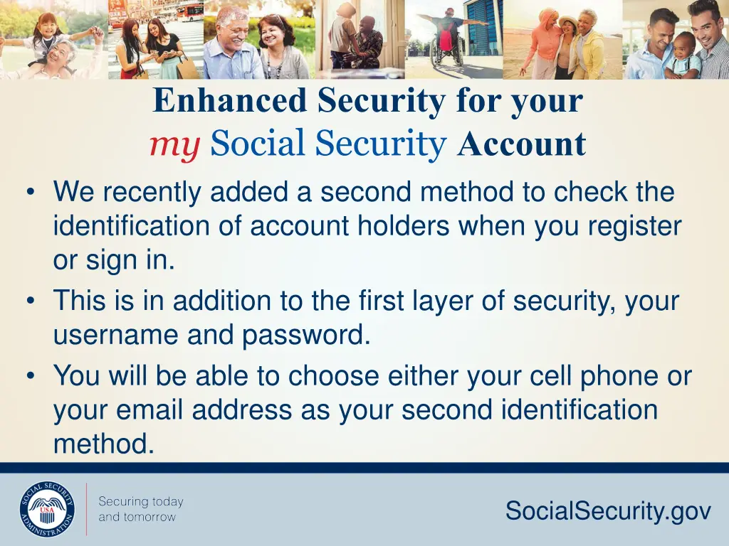 enhanced security for your my social security