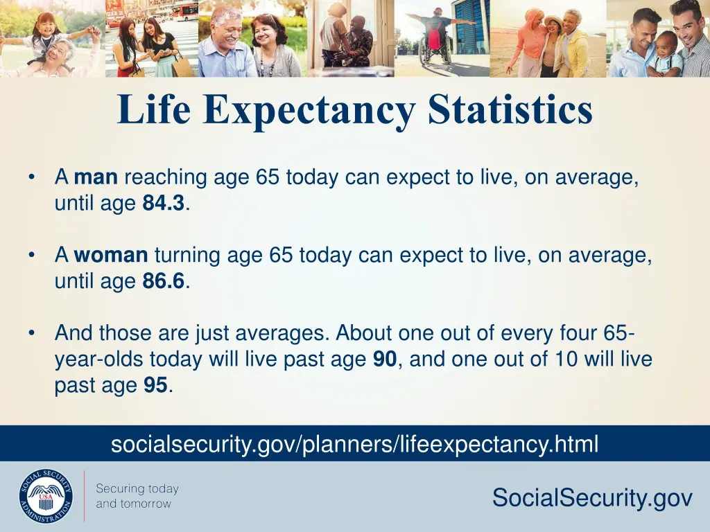 life expectancy statistics