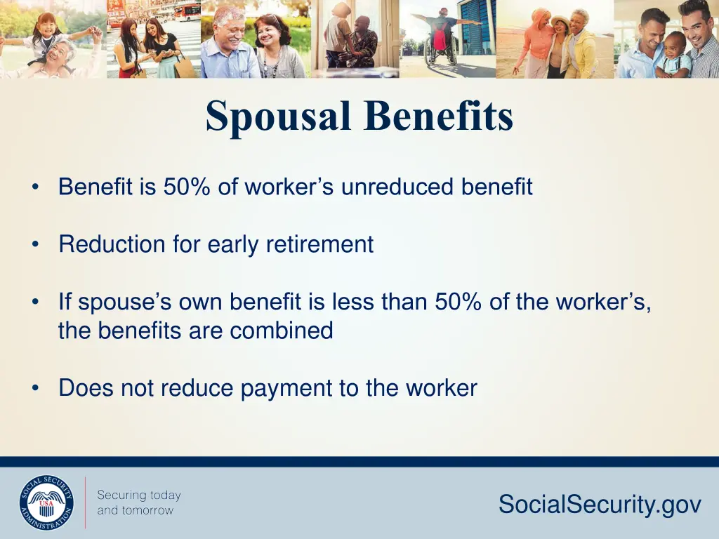 spousal benefits