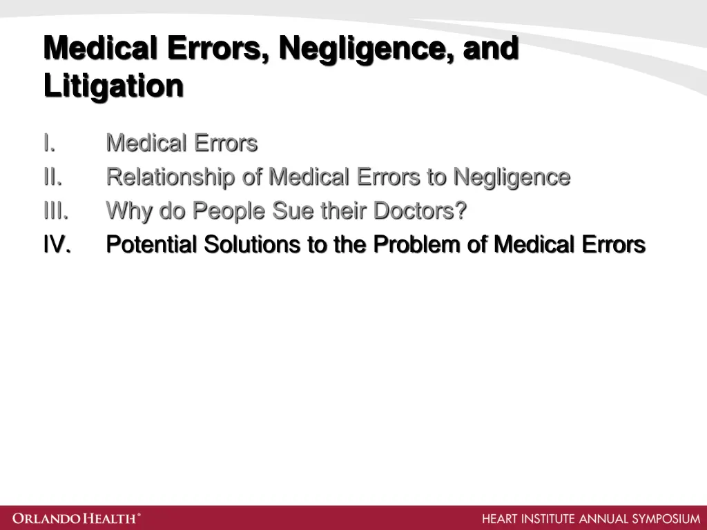 medical errors negligence and litigation 2