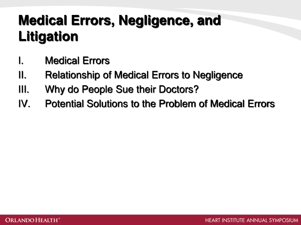 medical errors negligence and litigation