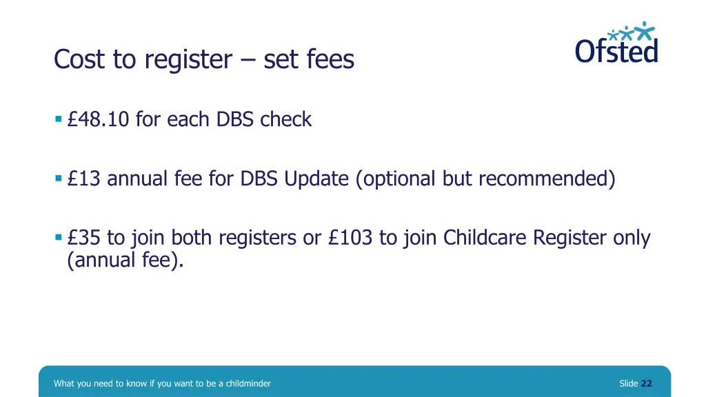 cost to register set fees