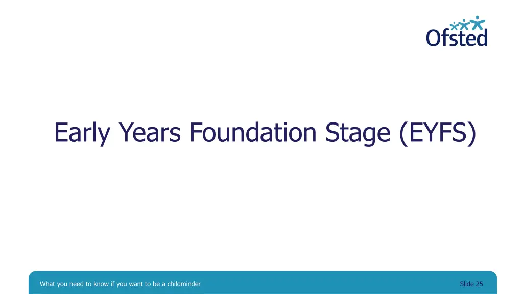 early years foundation stage eyfs