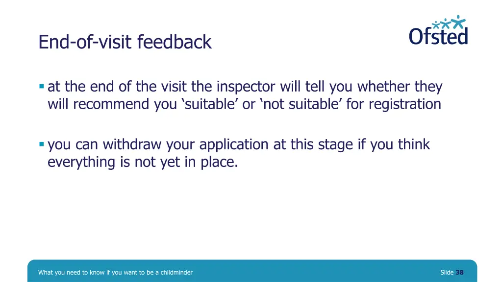 end of visit feedback