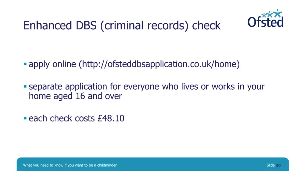 enhanced dbs criminal records check