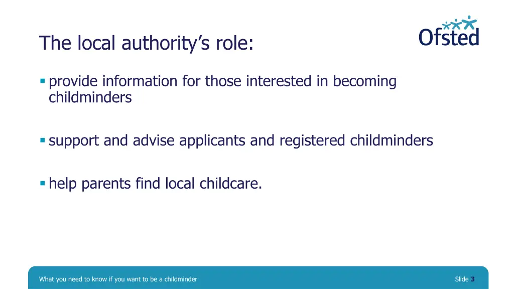 the local authority s role