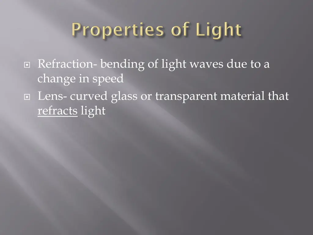 refraction bending of light waves due to a change 1