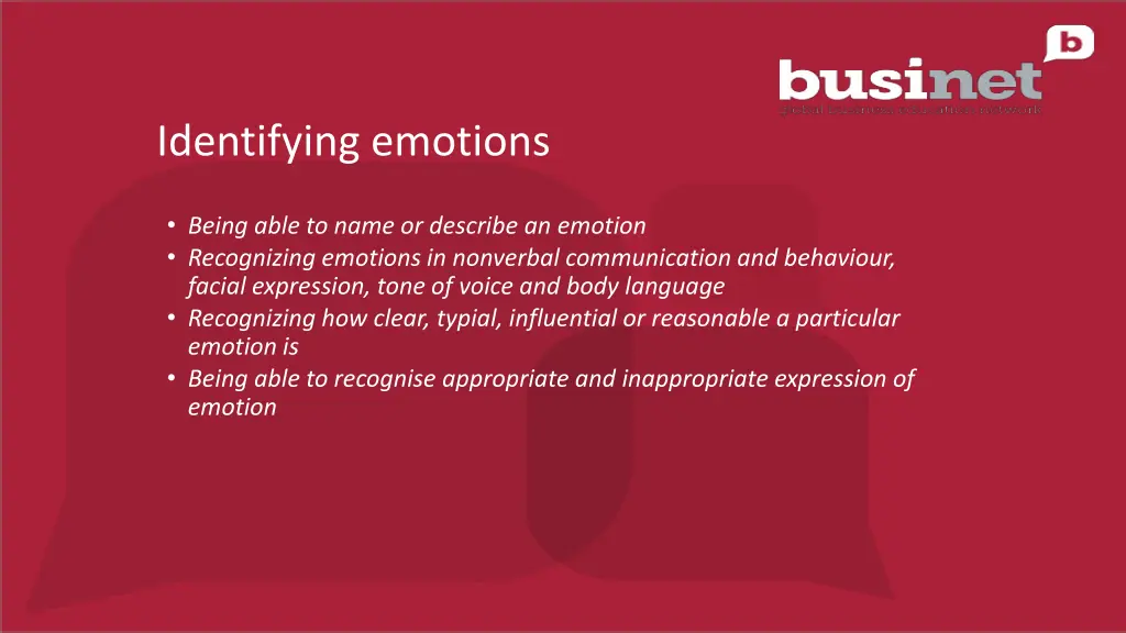 identifying emotions