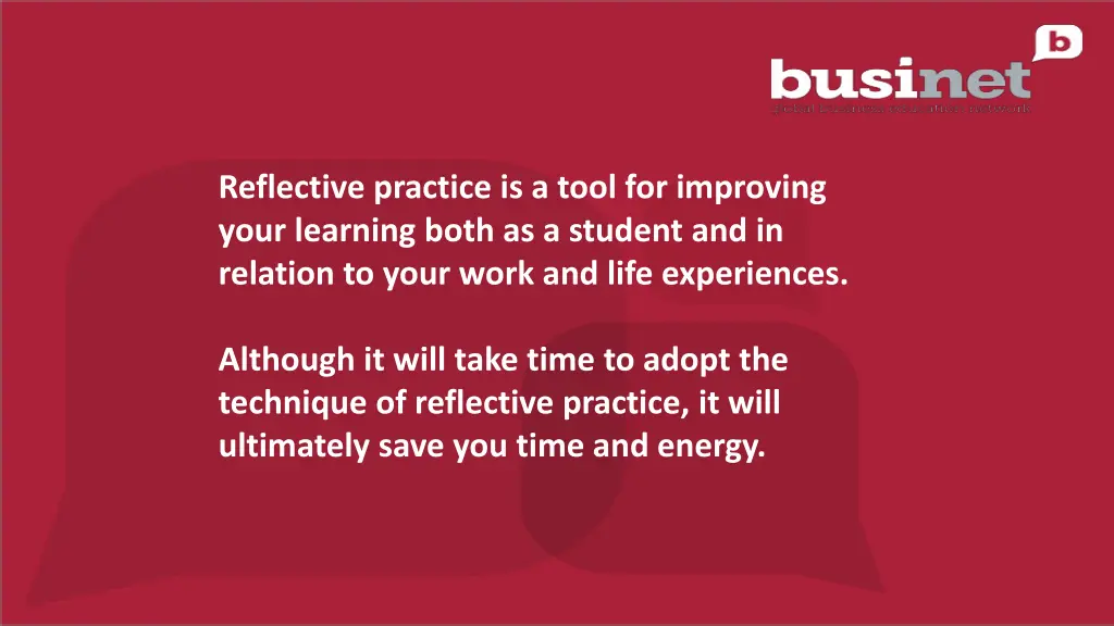 reflective practice is a tool for improving your