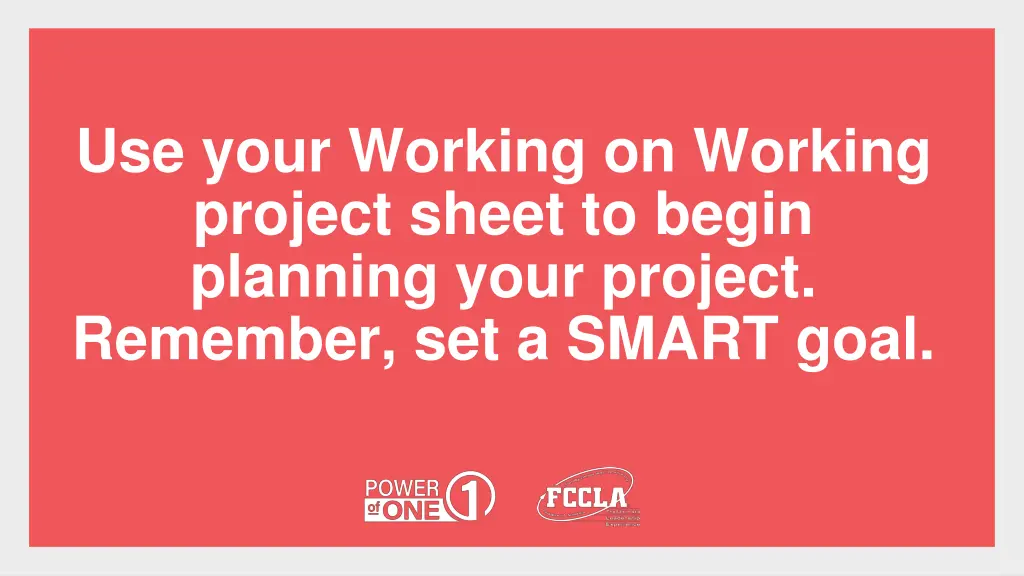 use your working on working project sheet