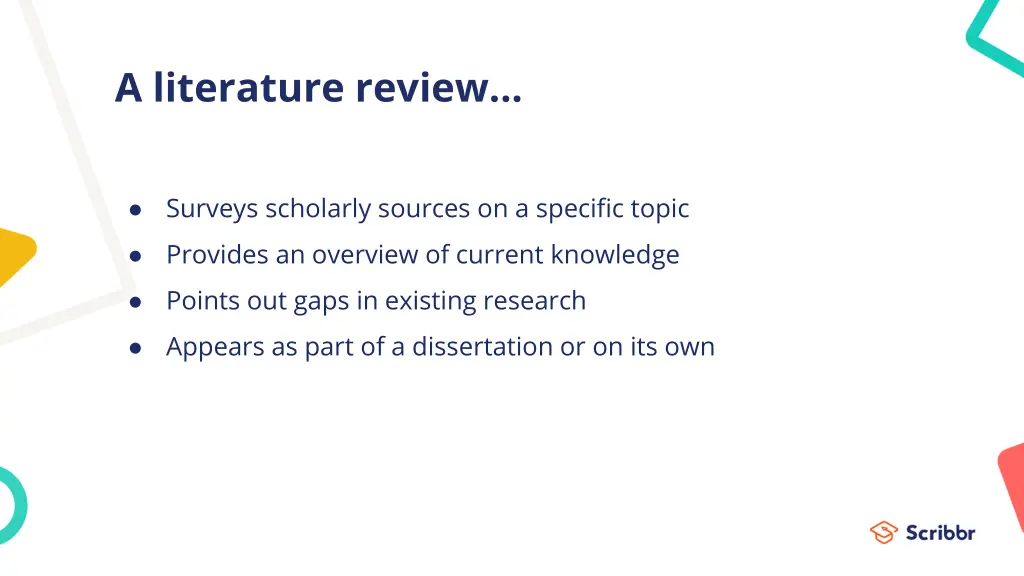 a literature review