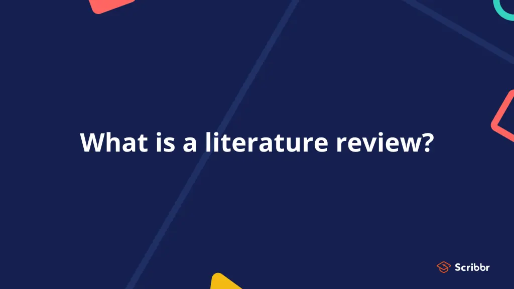 what is a literature review