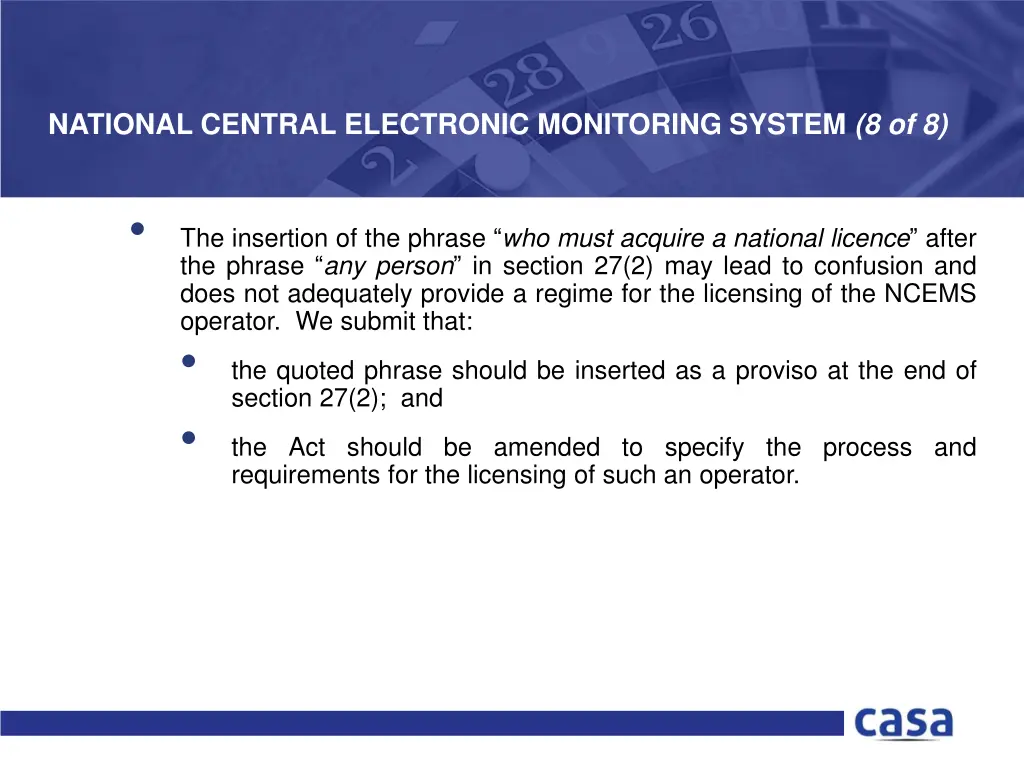 national central electronic monitoring system 7