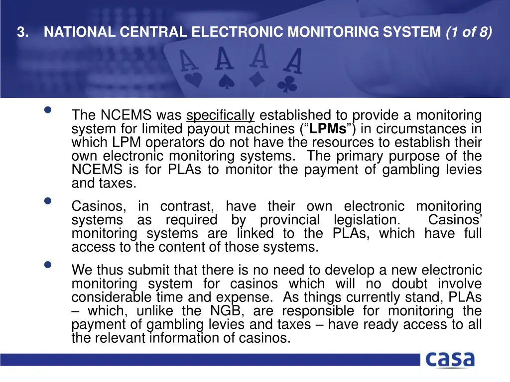 national central electronic monitoring system