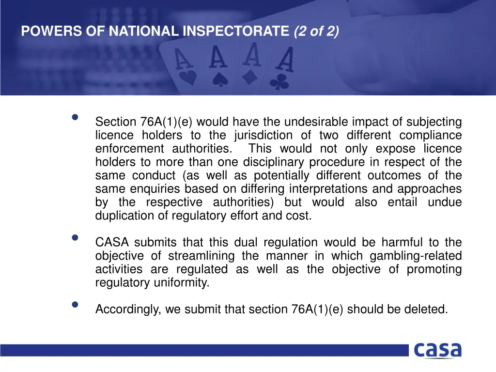 powers of national inspectorate 2 of 2