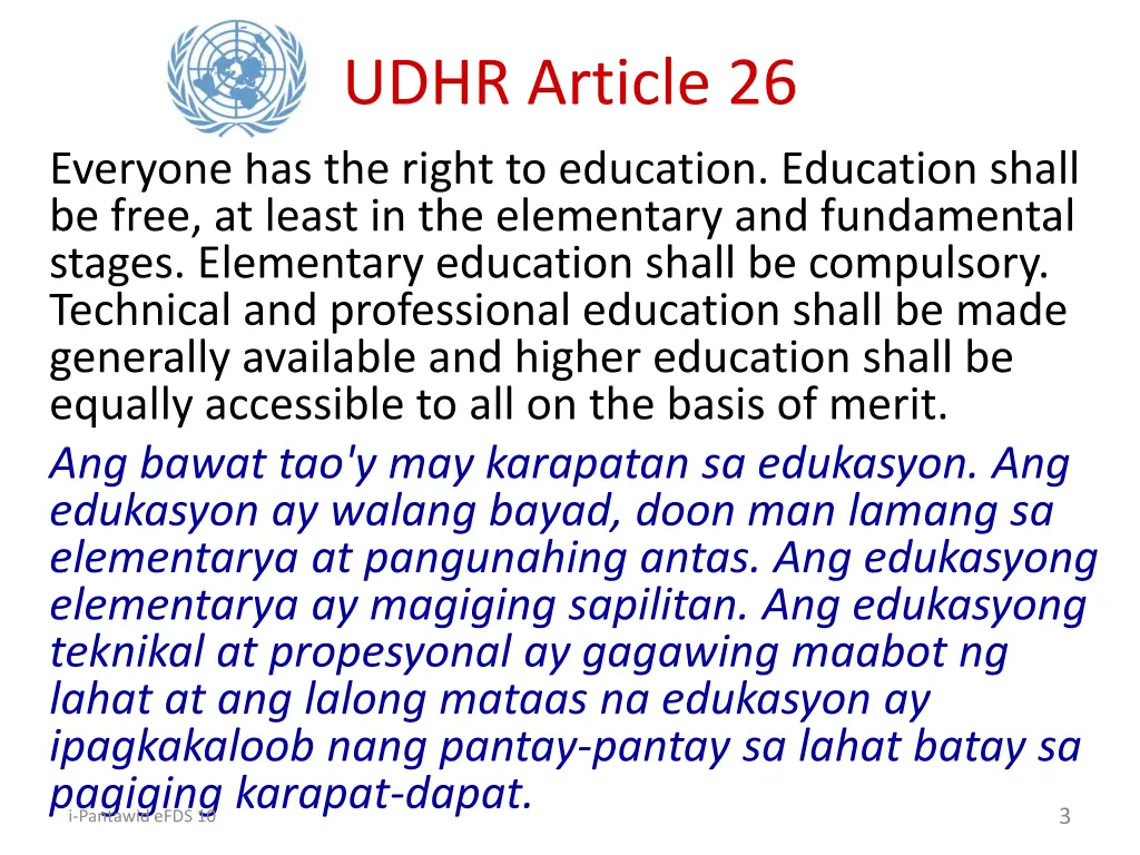 udhr article 26