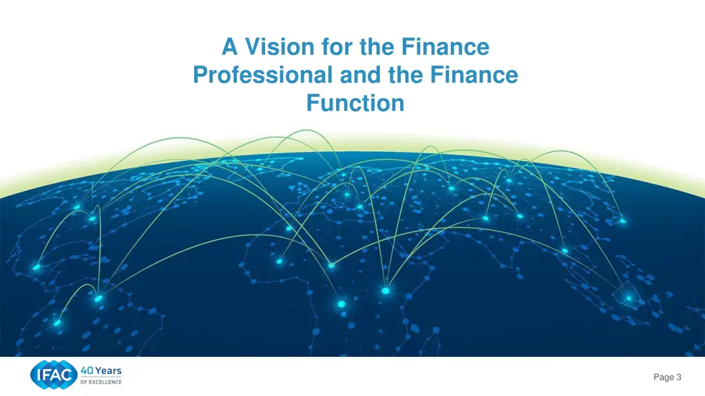 a vision for the finance professional