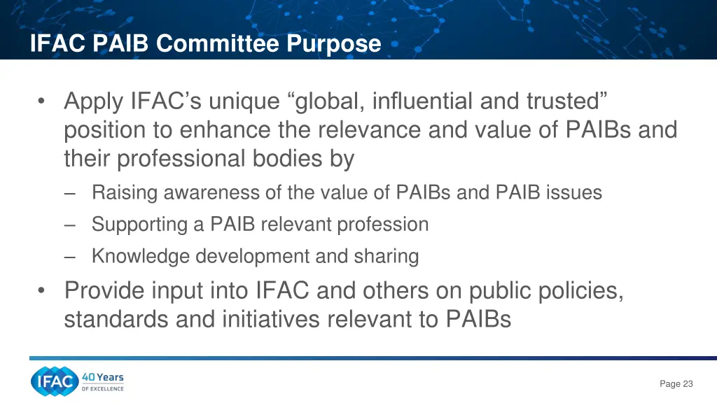 ifac paib committee purpose