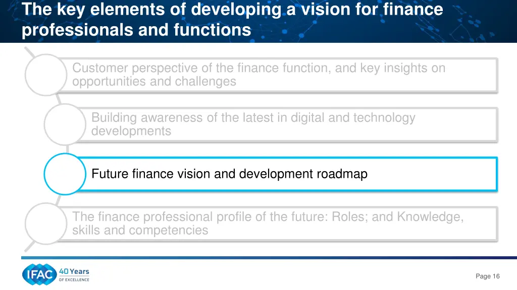 the key elements of developing a vision 3