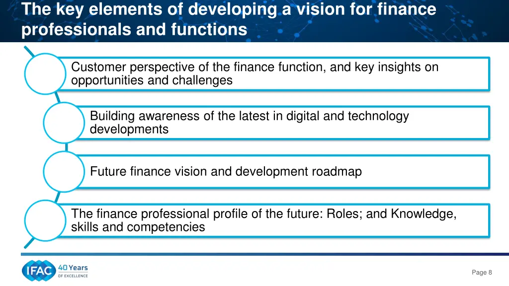 the key elements of developing a vision