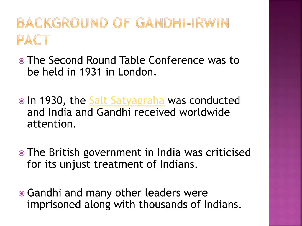 background of gandhi irwin pact