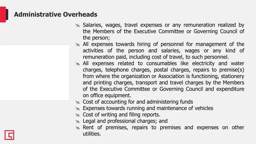 administrative overheads 3