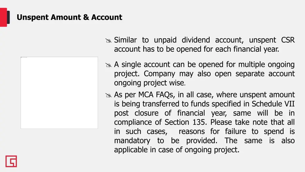 unspent amount account 1