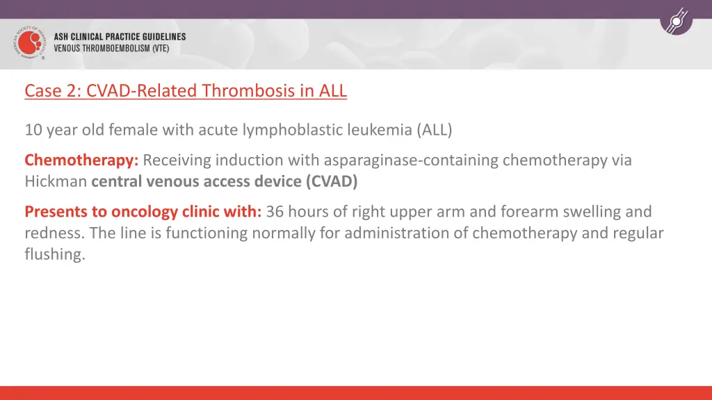 case 2 cvad related thrombosis in all