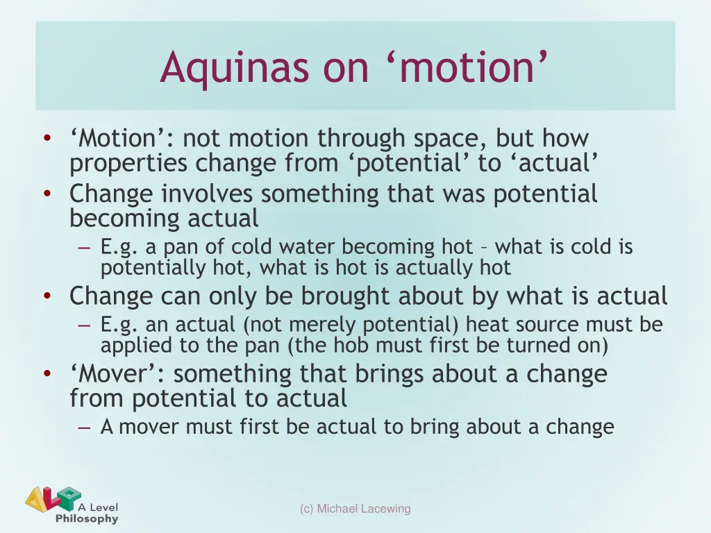 aquinas on motion