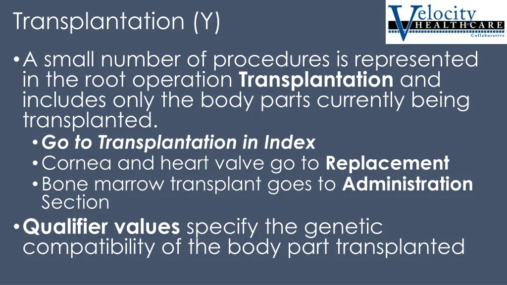 transplantation y 1