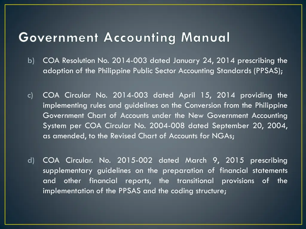 government accounting manual 1