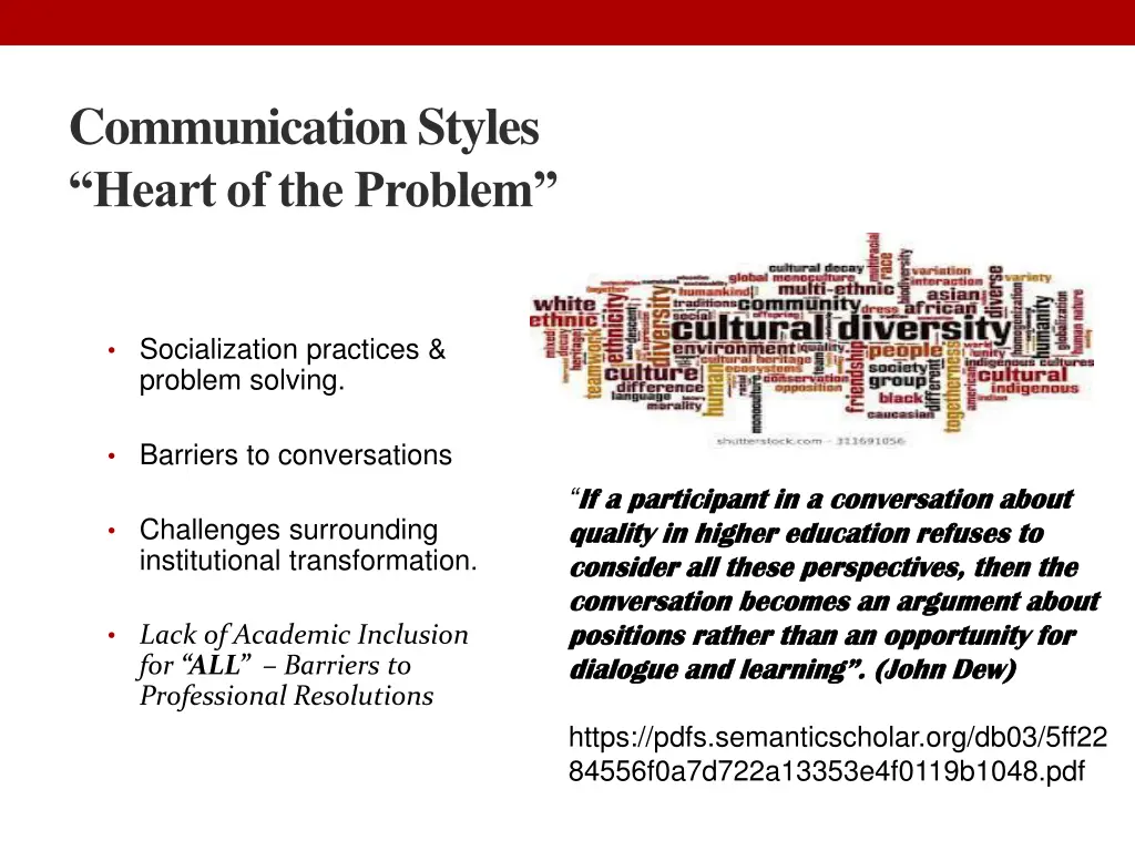 communication styles heart of the problem