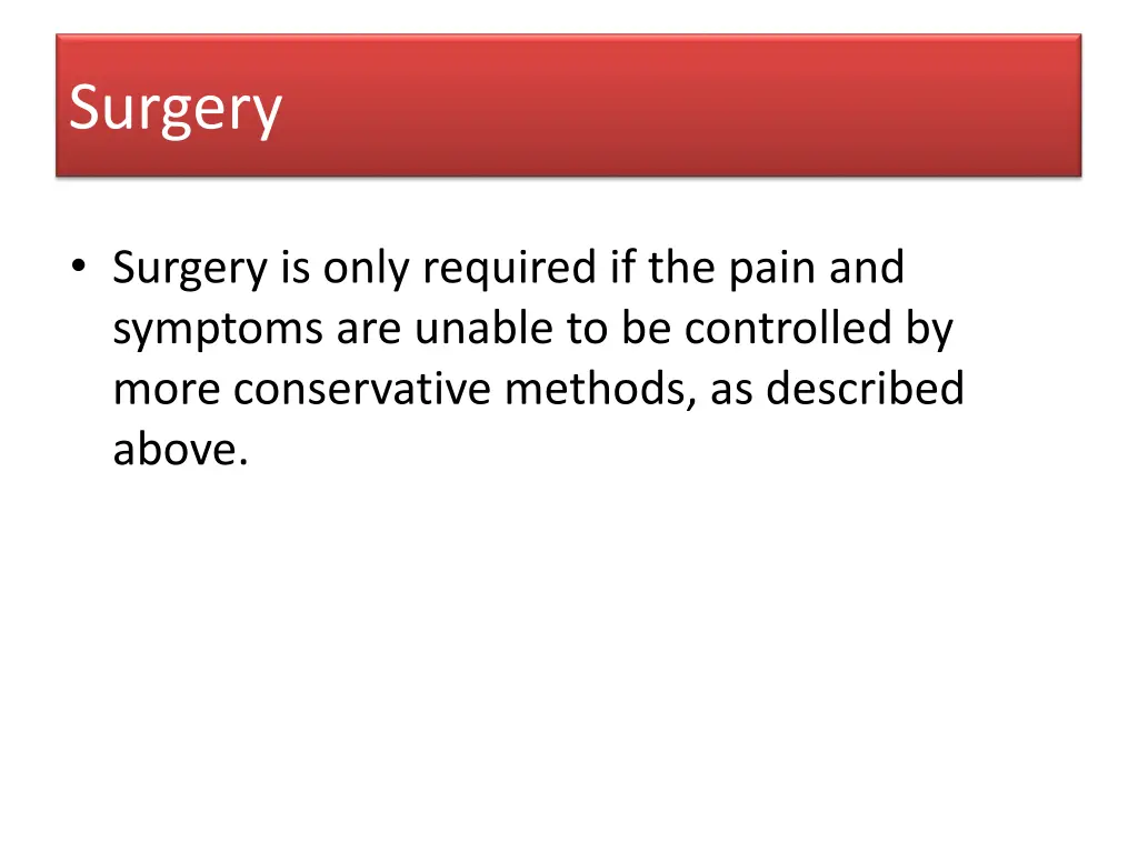 surgery